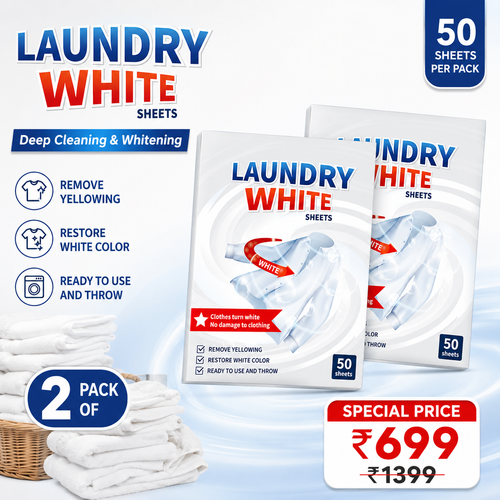 Deep Cleaning Laundry Whitening Sheets pack